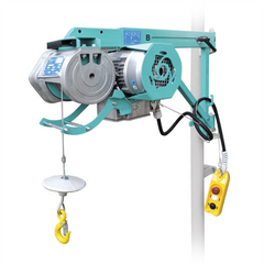 IMER TRVK 200 NEO electric hoist, maximum load 200 kg, maximum height 50 m, 230V 1.1 kW motor