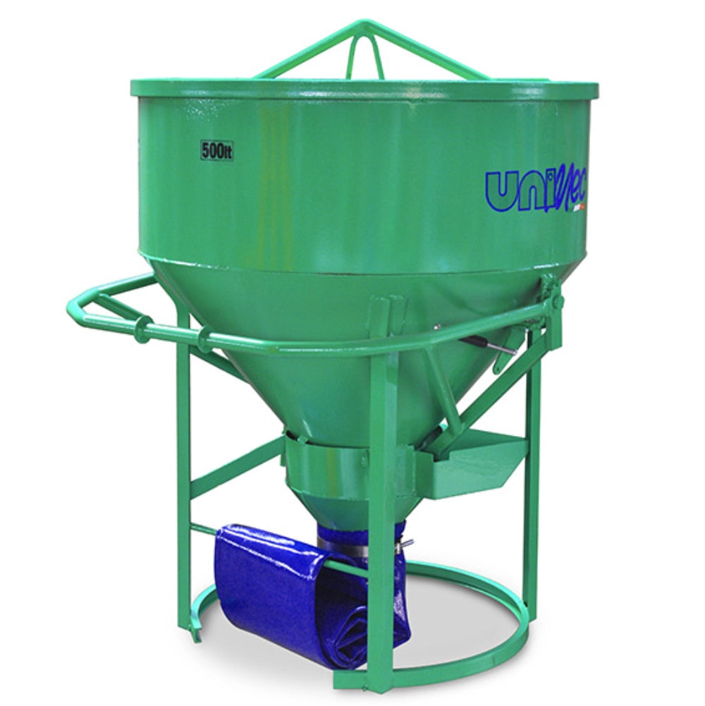 Bena beton UNIMEC cu furtun descarcare centrala 500 litri
