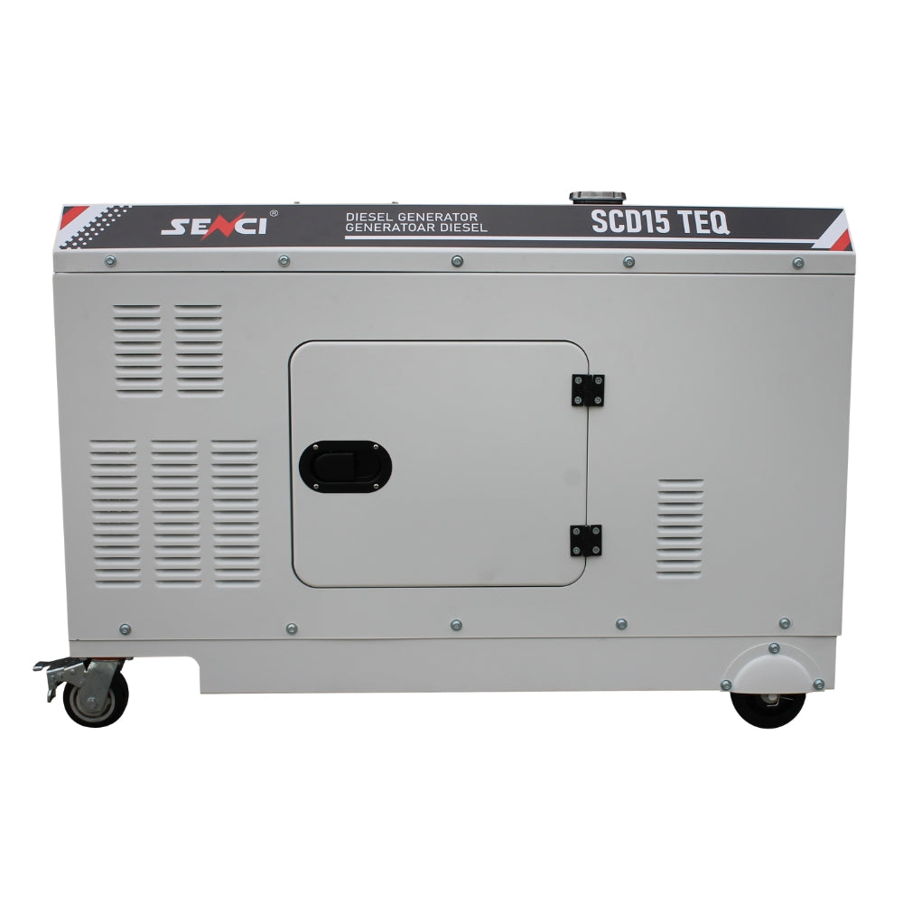 Generator insonorizat SENCI SCD15 TEQ putere maxima 15 kVA 230V/400V motor Diesel cu ATS inclus