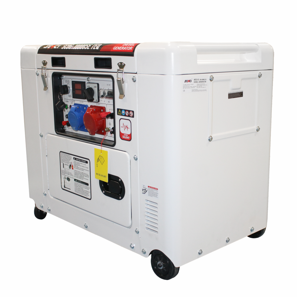 Generator SCDG10000SE TEQ, Putere max. 7,5 kW / 9.4 kVA, 400/230V, AVR, motor Diesel