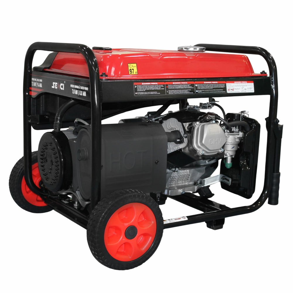 Generator SC-9000-TEQ LITE, Putere max. 7.5 kW, 230V/400V, AVR, motor benzina