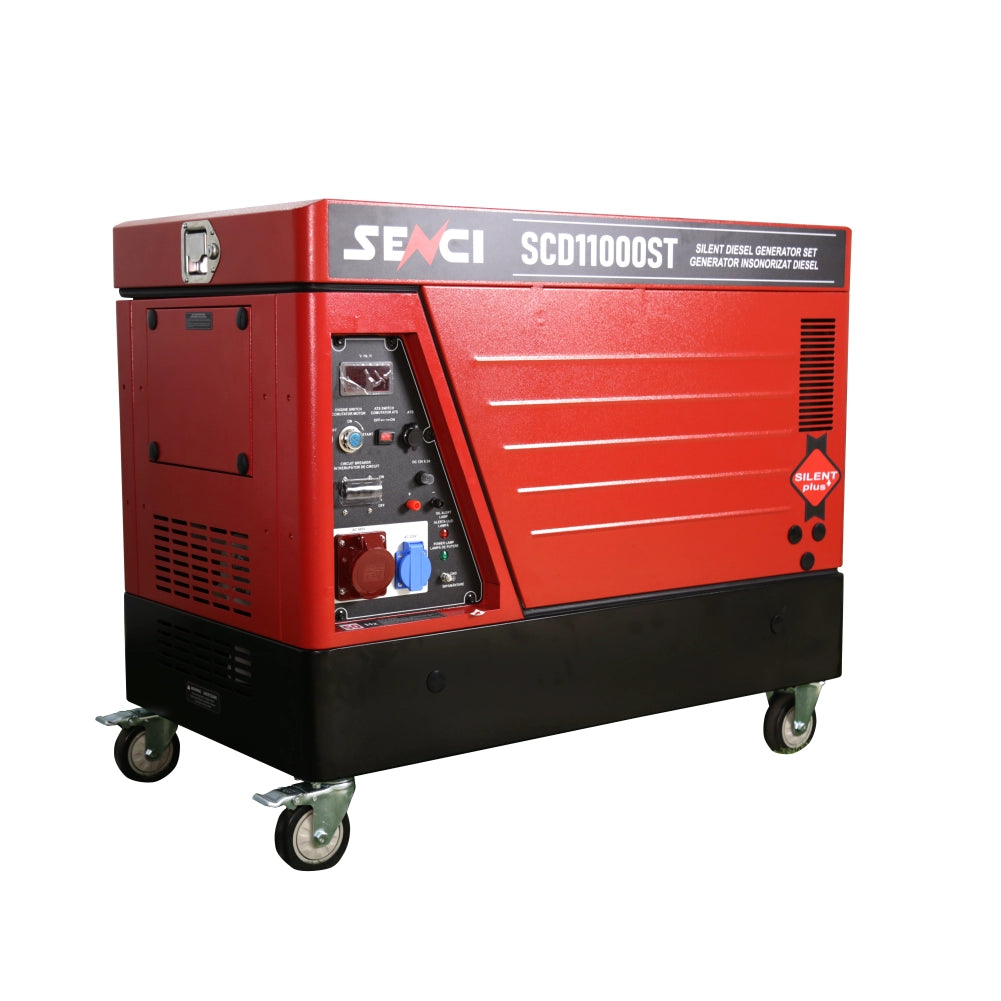 Generator insonorizat SENCI SCD11000S-3 ATS putere maxima 8.5 kW 400V, 230V motor Diesel ATS inclus