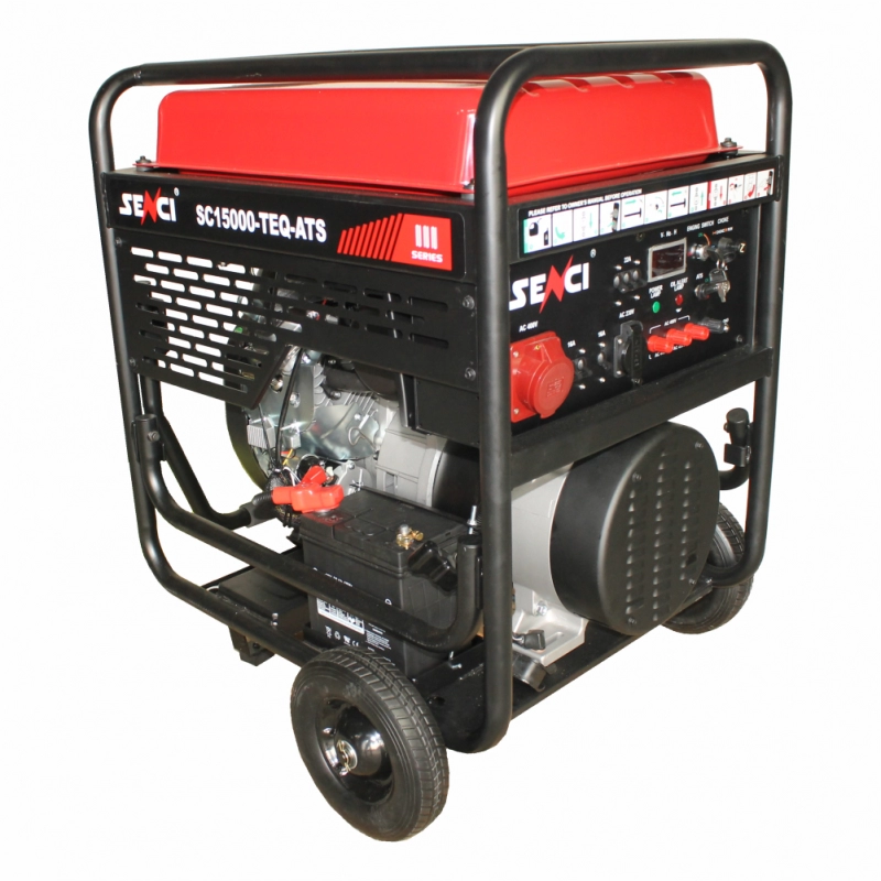 Generator de curent SENCI SC18000TE EVO putere maxima 17 kW/400V 5 kW/230V pornire electrica