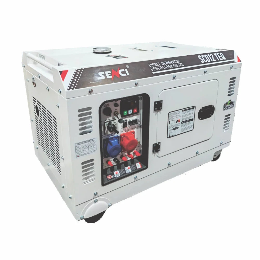 Generator insonorizat SENCI SCD12 TEQ putere max. 12,5kVA 230V/400V