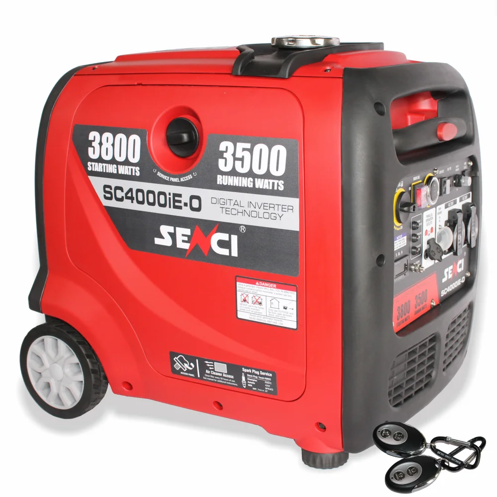 Generator inverter SENCI SC4000iE-O putere maxima 3.8 kW 230V pornire electrica insonorizat