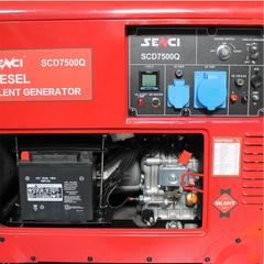 Generator SENCI SCD7500QN ATS, 6 kVA 230V motor Diesel ATS inclus