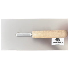 Premium Stainless Steel Plastering Trowel Kubala 130X270 Wooden Handle