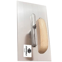 Premium Stainless Steel Plastering Trowel Kubala 130X270 Wooden Handle