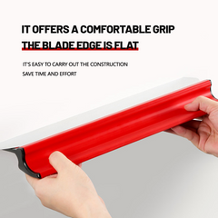 Professional stainless steel trowel 80 cm blade 0.35 mm ergonomic plastic handle, Premium Startools