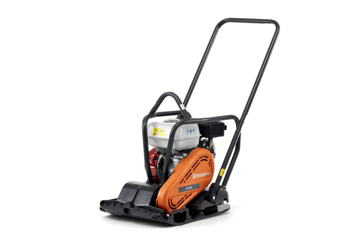 Husqvarna LFV 80 placa compactoare motor  Honda GX-160,  81,4 kg | 19 kN | 4 timpi