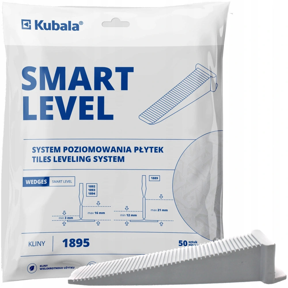 Pene Nivelare Premium Placi Ceramice Gresie/Faianta Kubala Smart Level Pro, Pachet 50 Buc