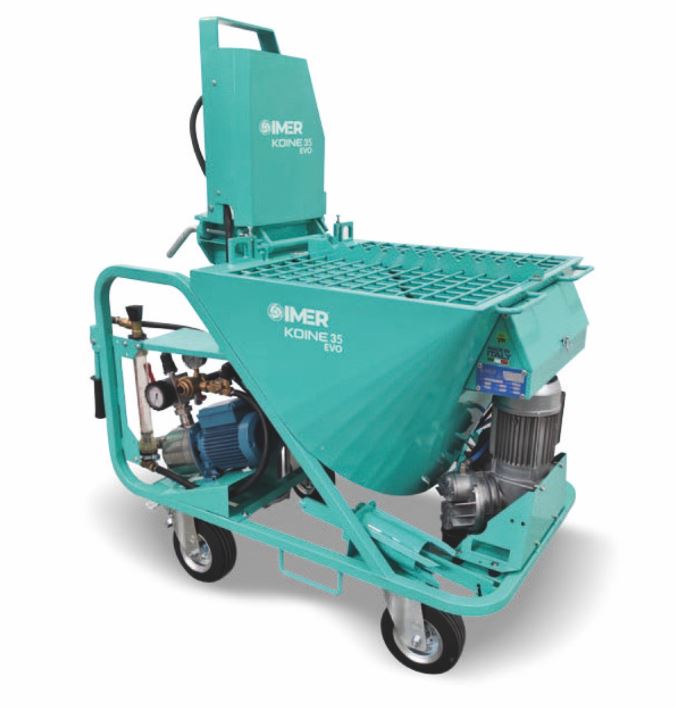 Masina de tencuit Imer Koine 35 materiale preamestecate