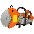 Masina de debitat BISONTE MD350 motor 4 cp, cutie transport, disc Ø 350 mm inclus