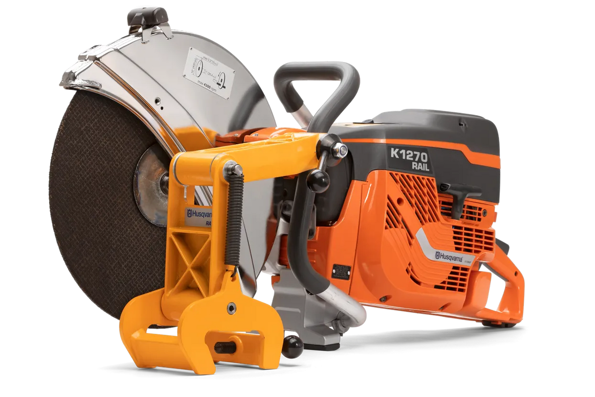 Masina de taiat diam. disc 350mm pe benzina Husqvarna K 1270 pentru șine/asfalt/beton