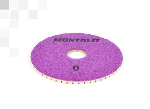 Montolit PDR KIT diamond discs for polishing with Velcro + support