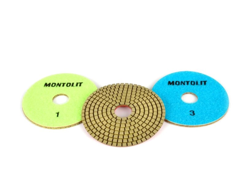 Montolit diamond disc holder for PDR KIT polish with velcro