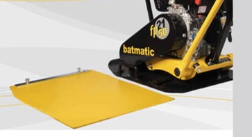 Protectie tip Vulkolan pentru placa compactoare Batmatic FP1650