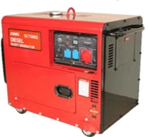 Generator insonorizat SENCI SCD7500Q-3 fara ATS putere maxima 4,8 KW/400V 1,6 KW/230V