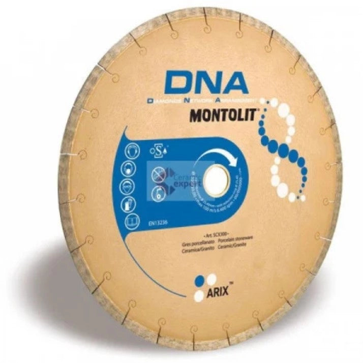 Disc Montolit SCX200 for porcelain tiles/ceramics/granite Ø 200 mm M/25.4