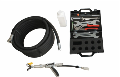 Bisonte painting kit for PCS-HP15/PCS-MS100, without electric cable to order, 5 nozzles included