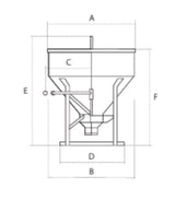 Bena beton UNIMEC cu furtun descarcare centrala 500 litri