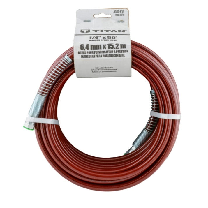 Titan airless hose L 15.2 m 3/8, 50' Red