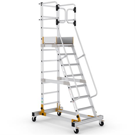 Platforma mobila profesionala RD38 din aluminiu, H lucru 3,8m