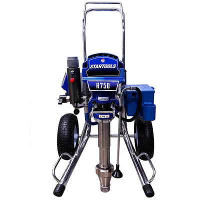 Pompa mixta gletuit cu piston R750 Startools 9.3 l/m cu pistol Graco rotativ XTR7 , Cleanshot ,Supapa rotativa 360 gr