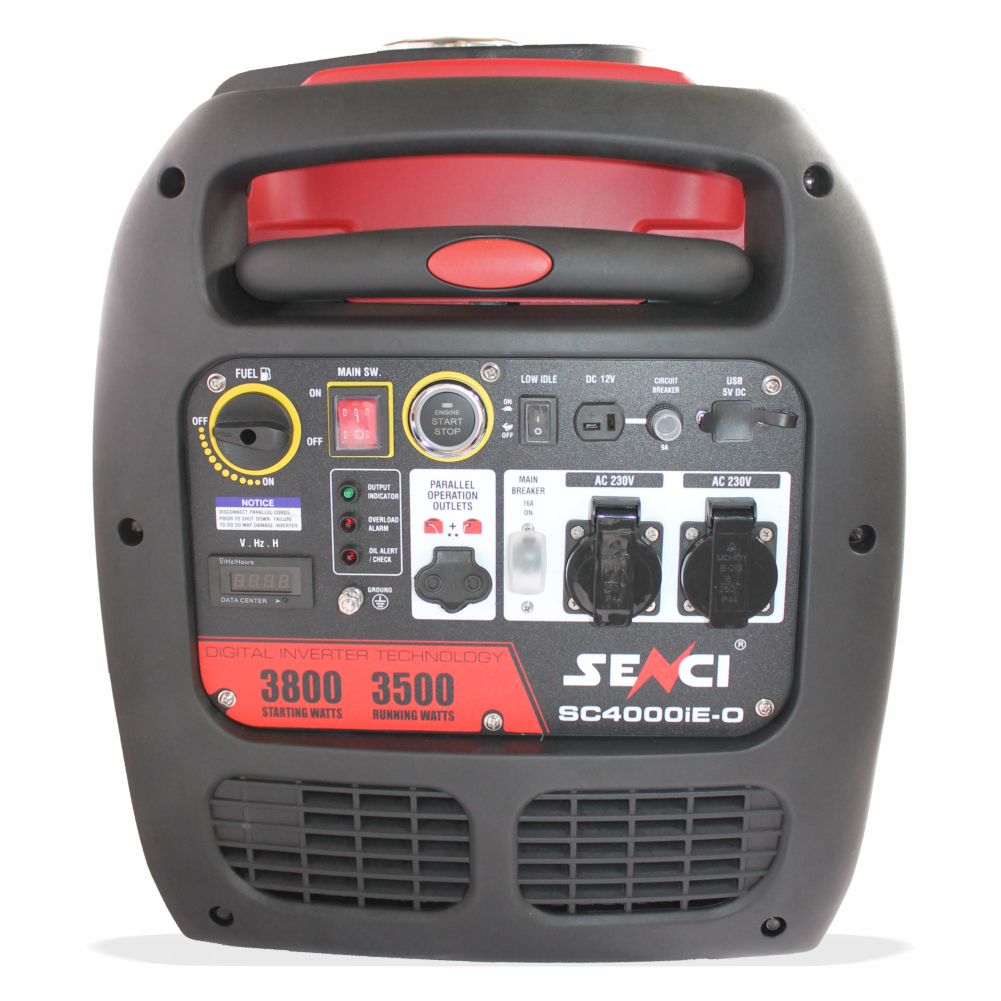 Generator inverter SENCI SC4000iE-O putere maxima 3.8 kW 230V pornire electrica insonorizat