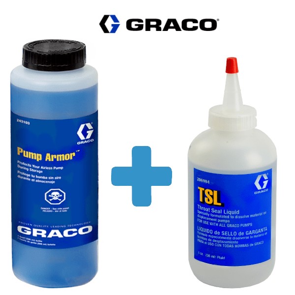 Set Solutie de Protectie si Conservare Graco Airless Pump Armor 1L + Ulei Ungere Tsl 250ml