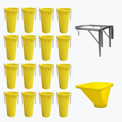 Set tubulatura Evacuare Imer 16 Tuburi Deseuri 1 Suport Cuva 1 Cuva Incarcare