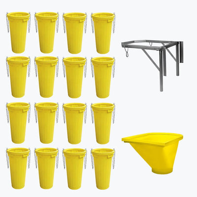 Set tubulatura Evacuare Imer 16 Tuburi Deseuri 1 Suport Cuva 1 Cuva Incarcare