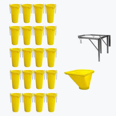 Set tubulatura Evacuare Imer 20 Tuburi Deseuri 1 Suport Cuva 1 Cuva Incarcare