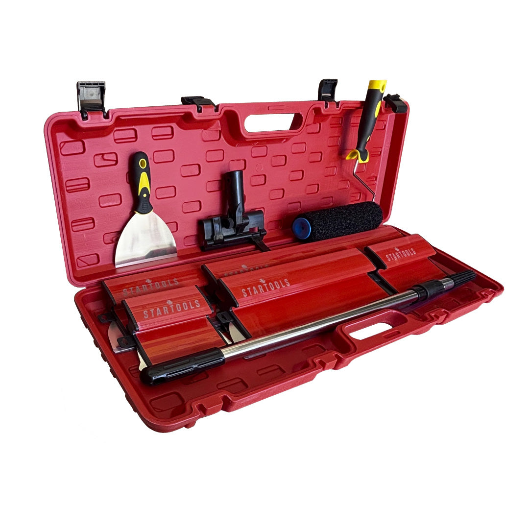 KIT 5 gletiere profesionale pana la 80 cm, prelungitor 2 m, Startools®