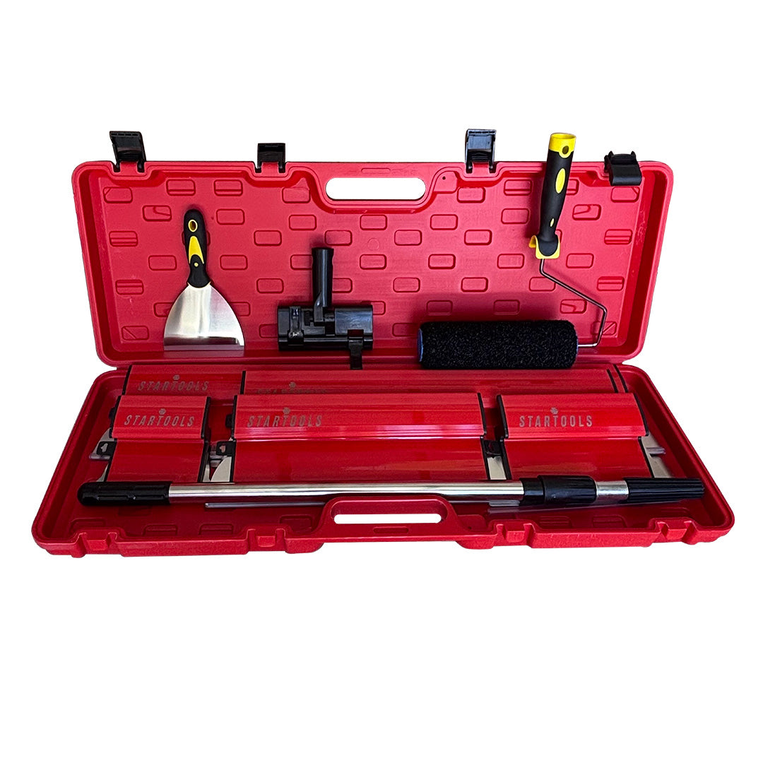 KIT 5 gletiere profesionale pana la 80 cm, prelungitor 2 m, Startools®