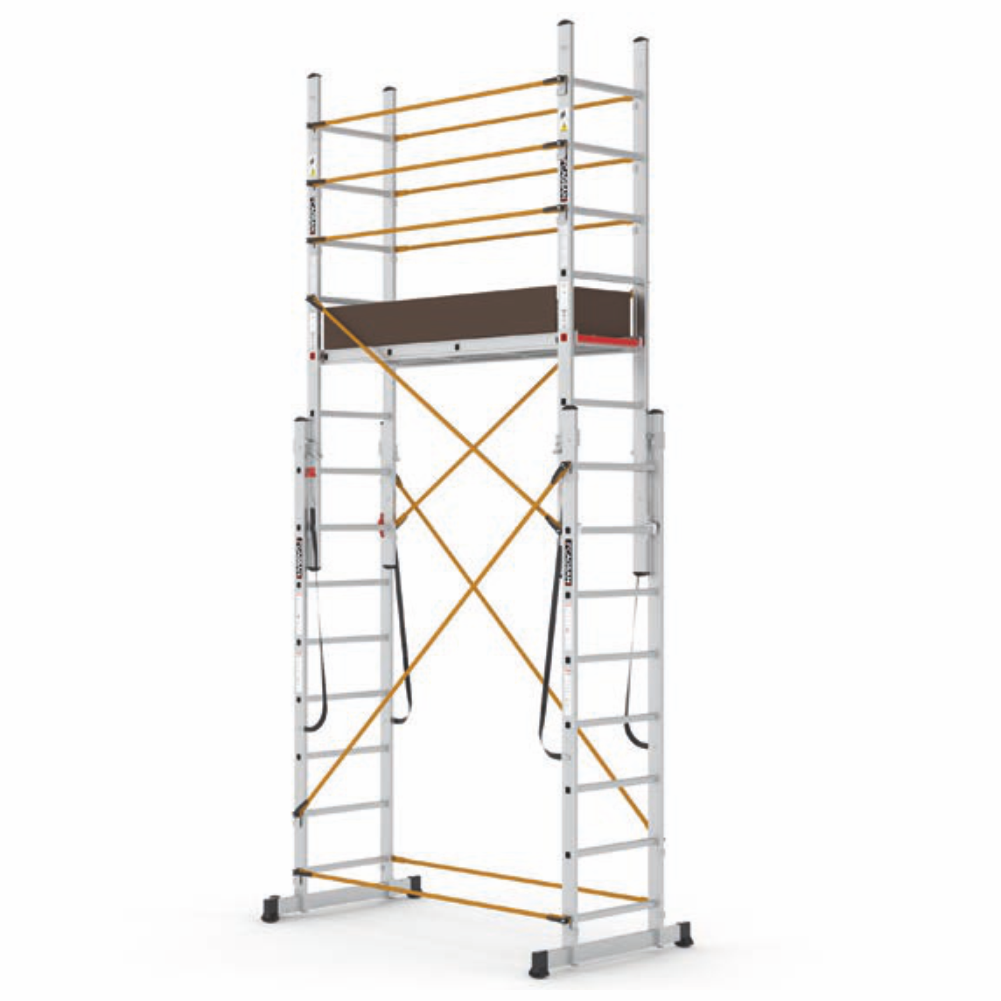 Tele PL Scara si schela din aluminiu PL003 (cu roti)