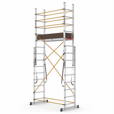 Tele PL Scara si schela din aluminiu PL003 (cu roti)