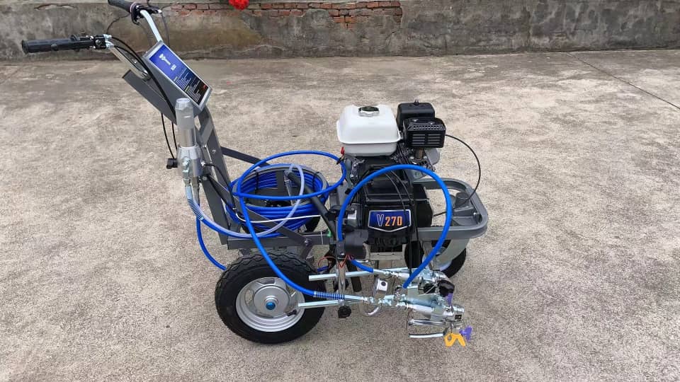 Pompa airless marcaje rutiere STR V270, debit 4L/min, motor Honda GX160