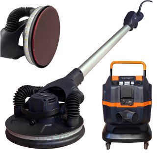 Set de slefuitor cu gat lung si aspirator 1400W umed/uscat 3800-EU clasa M, STARMAX