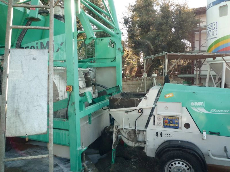 Concrete pump Imer BOOSTER 15 Yanmar Stage V 28.4 hp flow rate 2-15 mc/h (pump only)