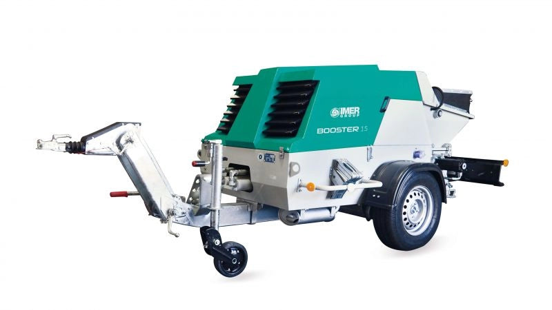 Pompa beton Imer BOOSTER 15 Yanmar Stage V 28.4 cp debit 2-15 mc/h  (doar pompa)