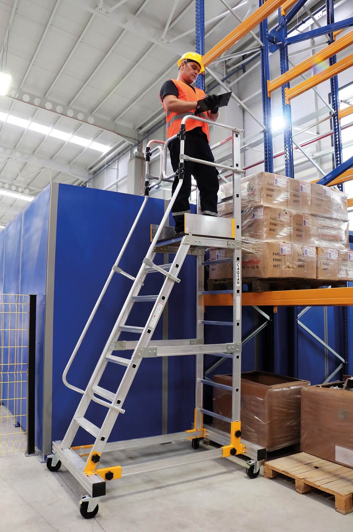 Platforma mobila profesionala RD38 din aluminiu, H lucru 3,8m