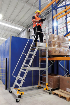 Platforma mobila profesionala RD38 din aluminiu, H lucru 3,8m