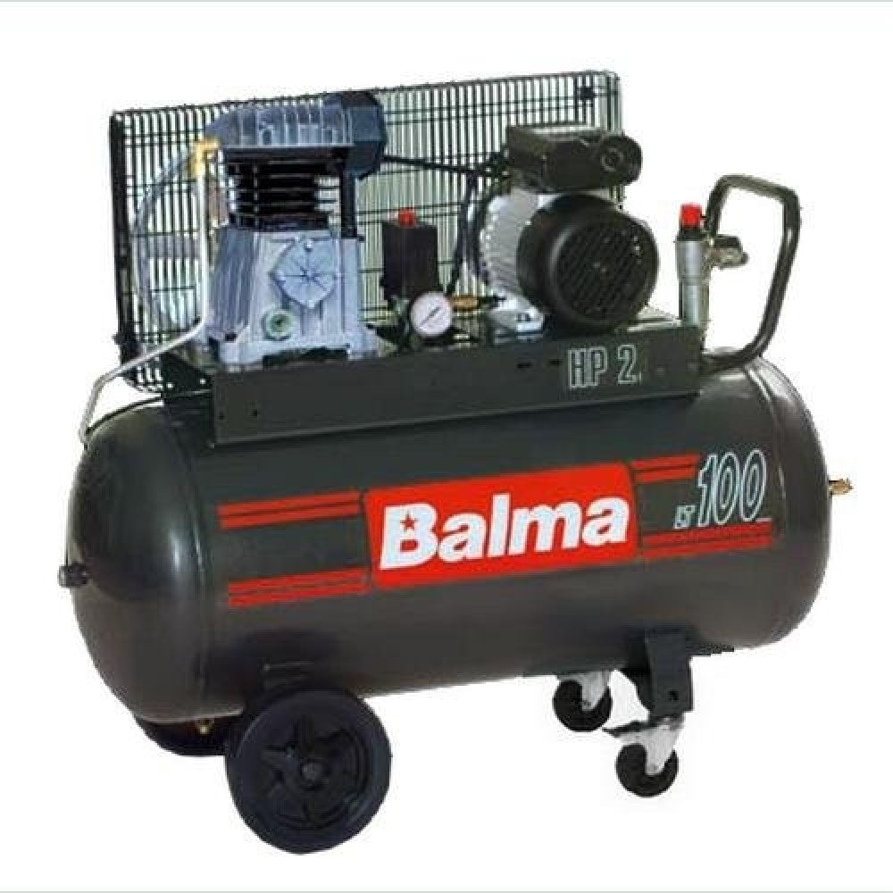 Compresor cu piston Balma NS12S-100-CM3, monofazic, 100 l, 10 bari