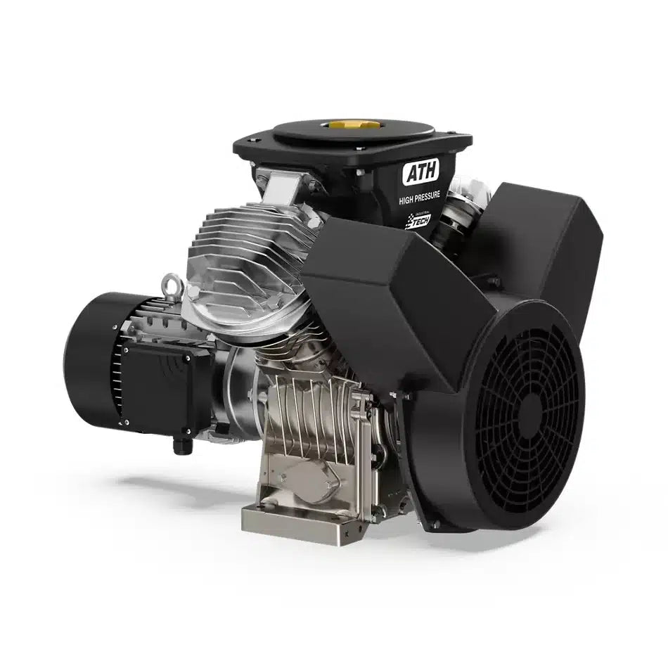 Compresor de aer 30bar, Industrial cu piston (doar compresorul) – 400V, 7.5 kW, 510 L/min, 30 bari – fara Rezervor – ABAC-ATH-10-PP-30-400/3/50YD-CE