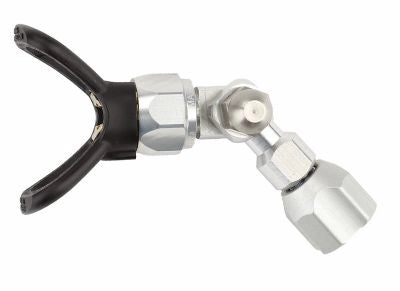 Conector pivotant 260° cu garda protectie duza pentru pistol sau prelungitor airless