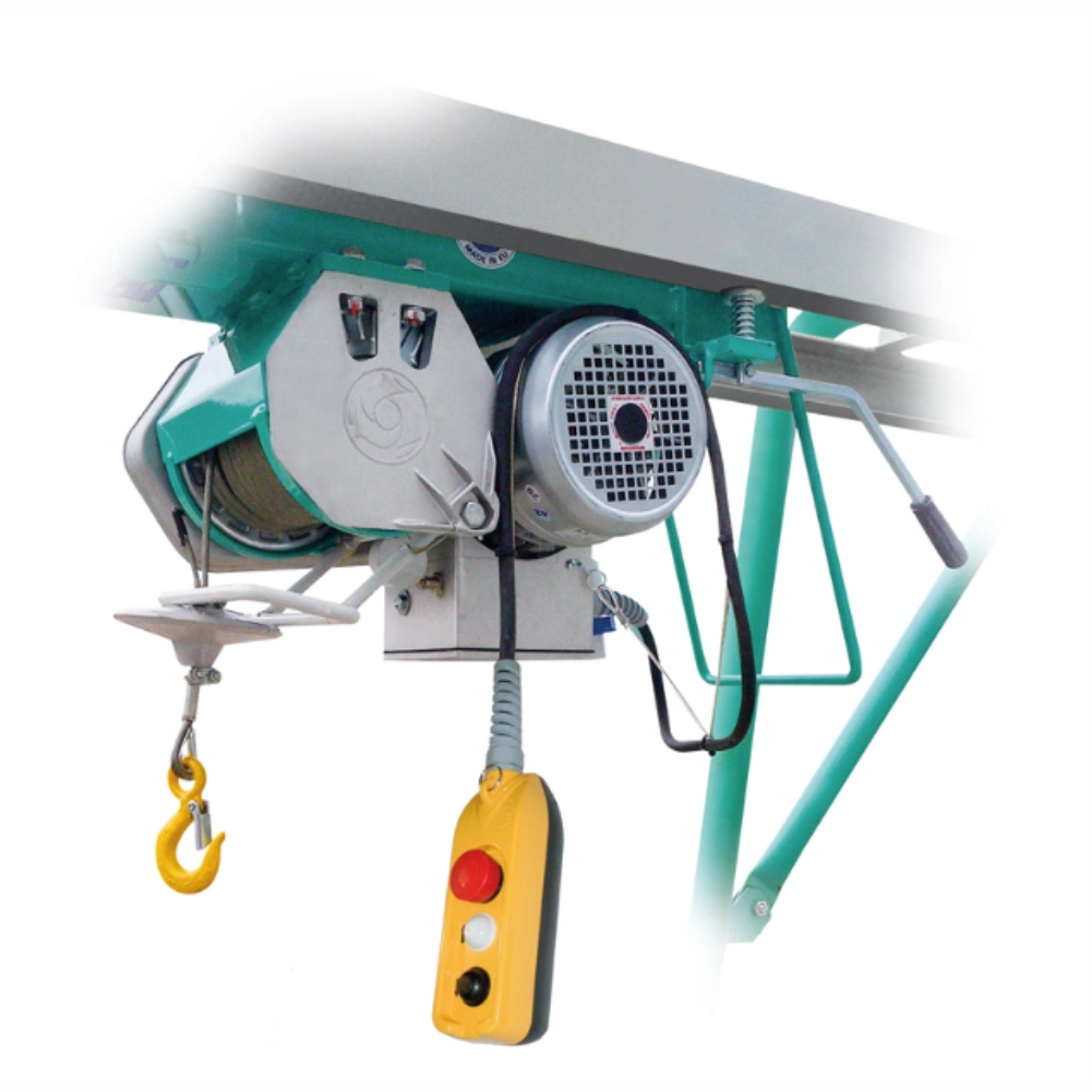 Electric hoist IMER G500 MCP maximum load 500 kg maximum height 42 m motor 230V 1.5 kW