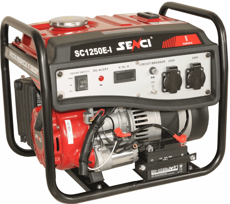 Generator de curent SENCI SC1250E-LITE putere maxima 1,0 kW 230V pornire electrica