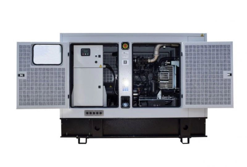 Generator insonorizat GENMAC Strong G60IS putere maxima 66 kVA 400V motor Iveco