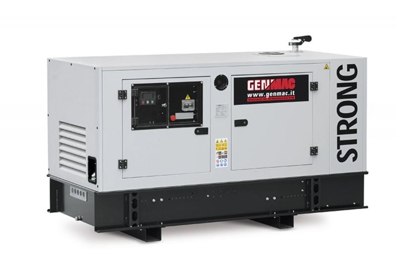 Generator insonorizat GENMAC Strong G60IS putere maxima 66 kVA 400V motor Iveco
